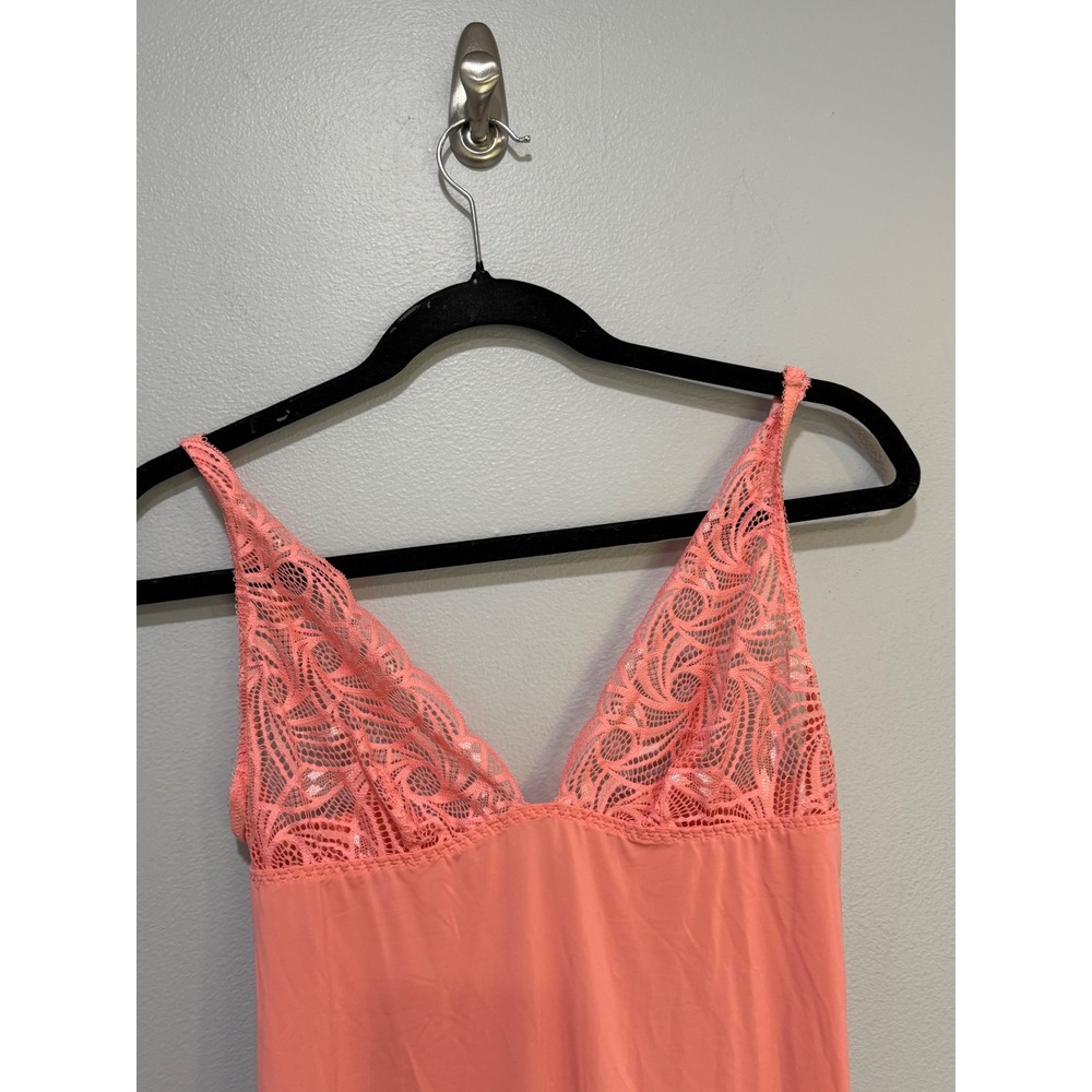 La Perla Studio Peach Lace Chemise Nightgown - Size Small - Picture 2 of 6